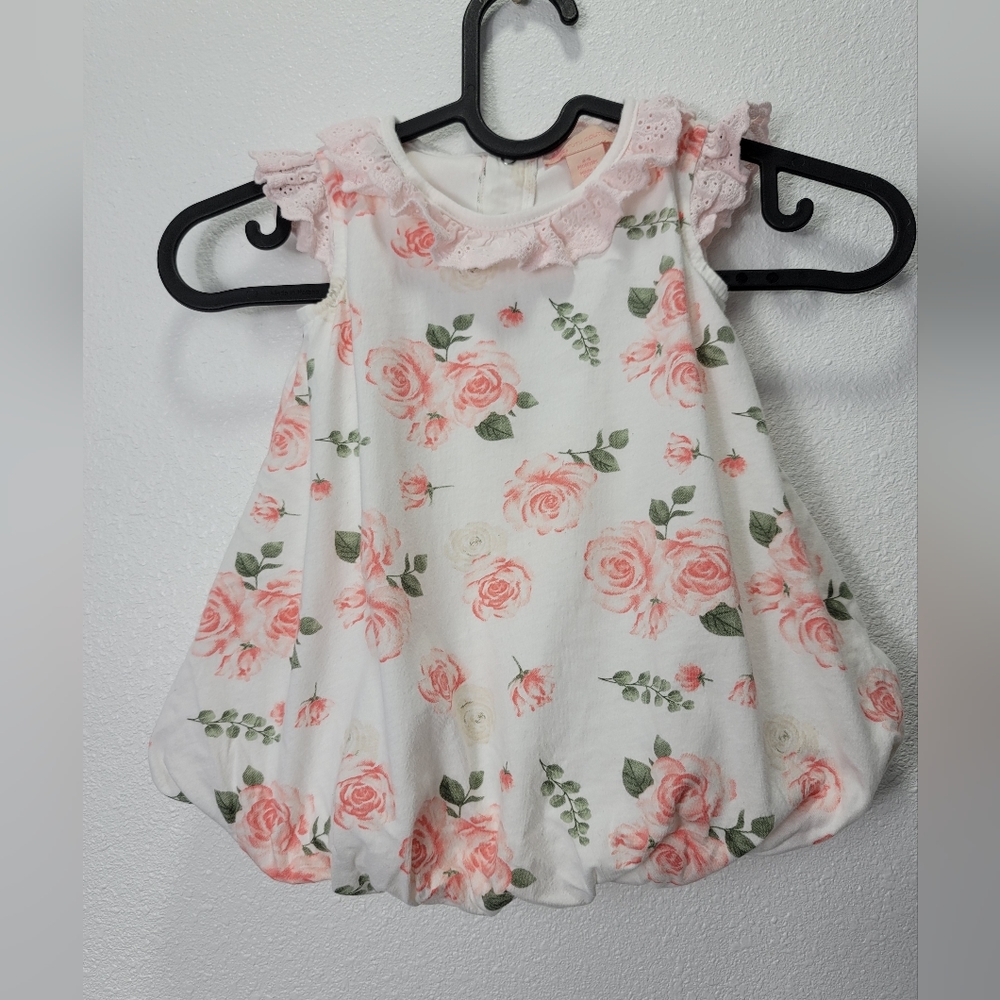 Tutu Couture floral one piece 6-9 months